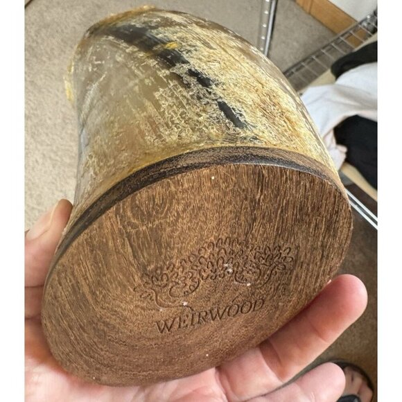 Weirwood Tankard Mug Medieval Viking Renaissance Norse Tradesman Authentic Horn - Picture 10 of 14